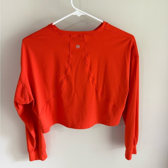 Lululemon Muscle Love Long Sleeve - Red/Orange - Size Small/Medium - Picture 15 of 16